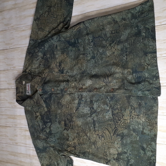 World Wide Sportsman Fishing  Casual Button Down Shirt Men's Size Medium - Picture 7 of 16